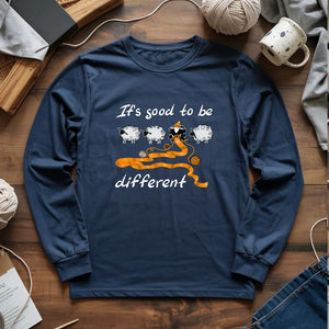Be Knitting Sheep Long Sleeve T-shirt