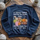Books & Yarn Lover Sweatshirt