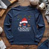 Crochet Reindeer Long Sleeve T-shirt