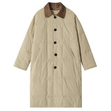 Preppy Style Quilted Coat