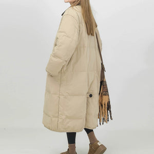 Preppy Style Quilted Coat