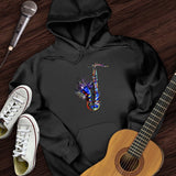 Blue Jazz Sax Hoodie