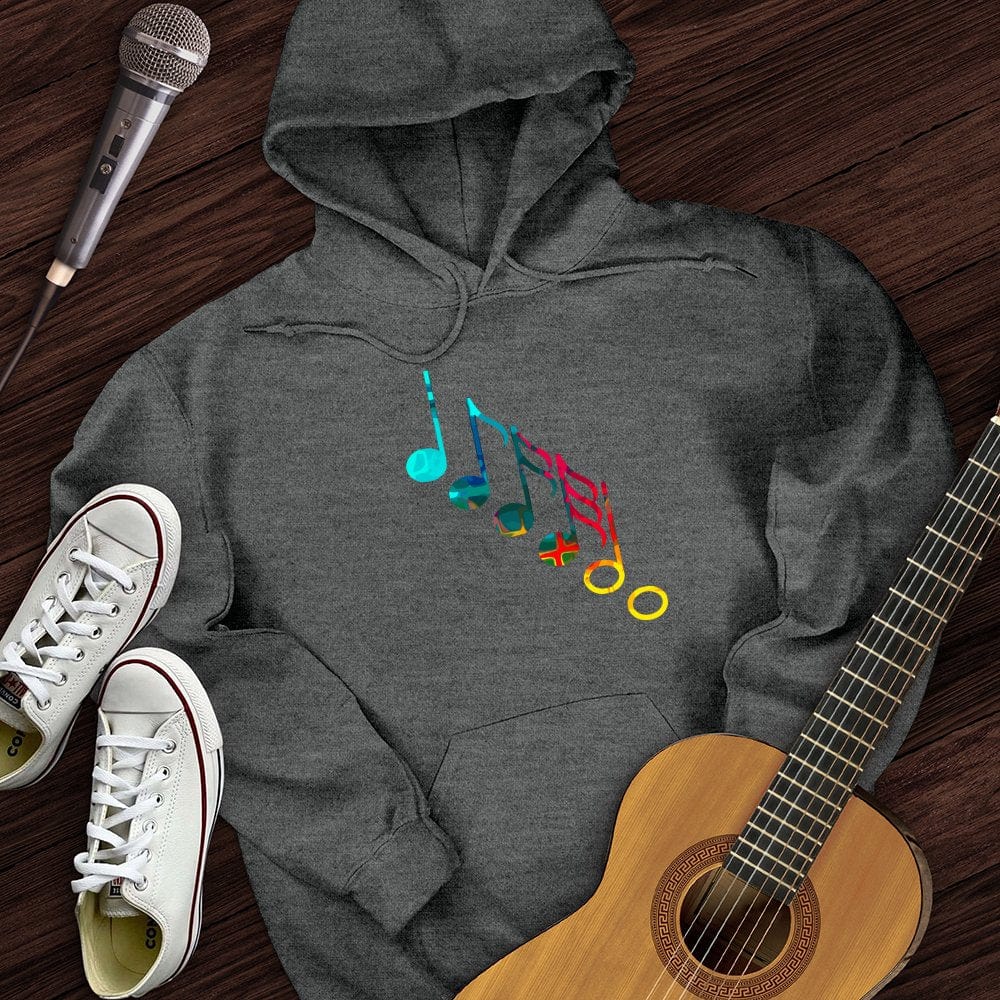Colorful Music Notes Hoodie