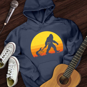 Bigfoot Dragging Guitar Hoodie