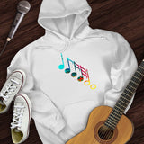 Colorful Music Notes Hoodie