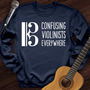 Confusing Violinists Crewneck