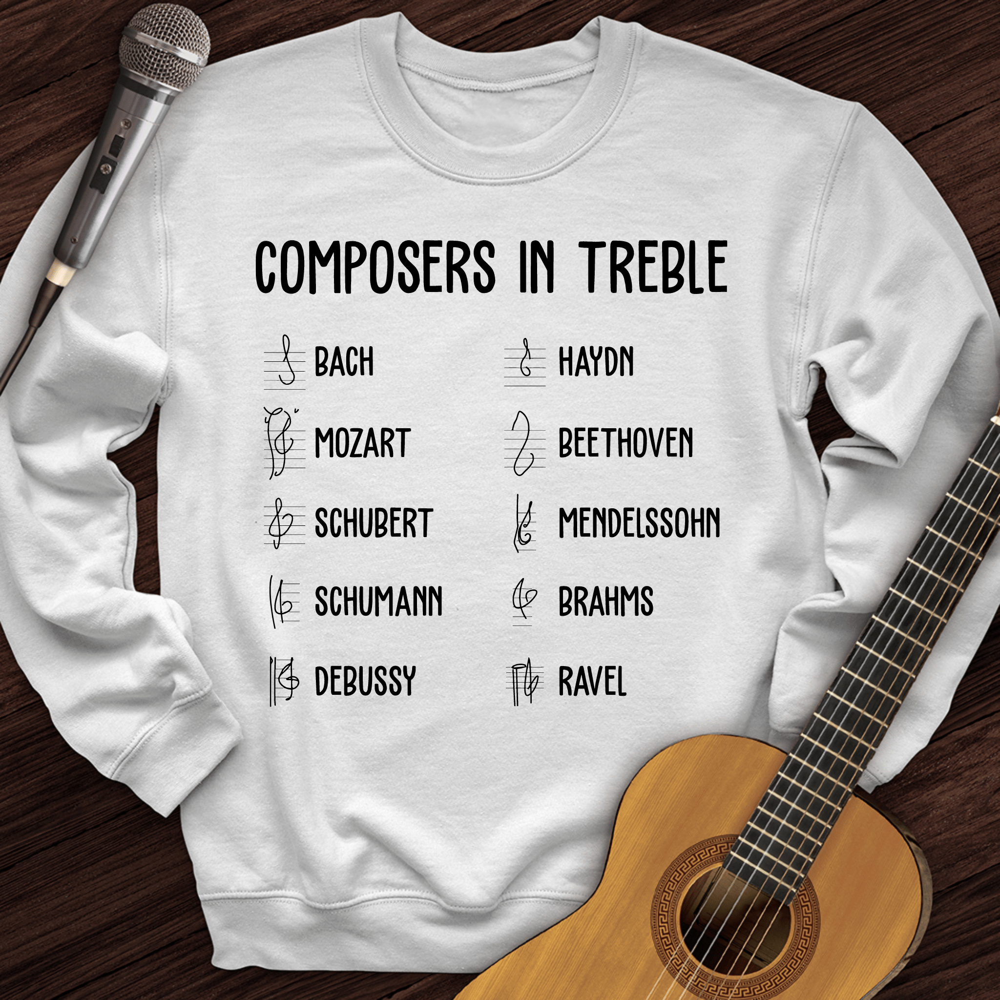 Composers In Treble Crewneck