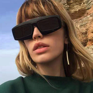Rectangle Oversized Sunglasses