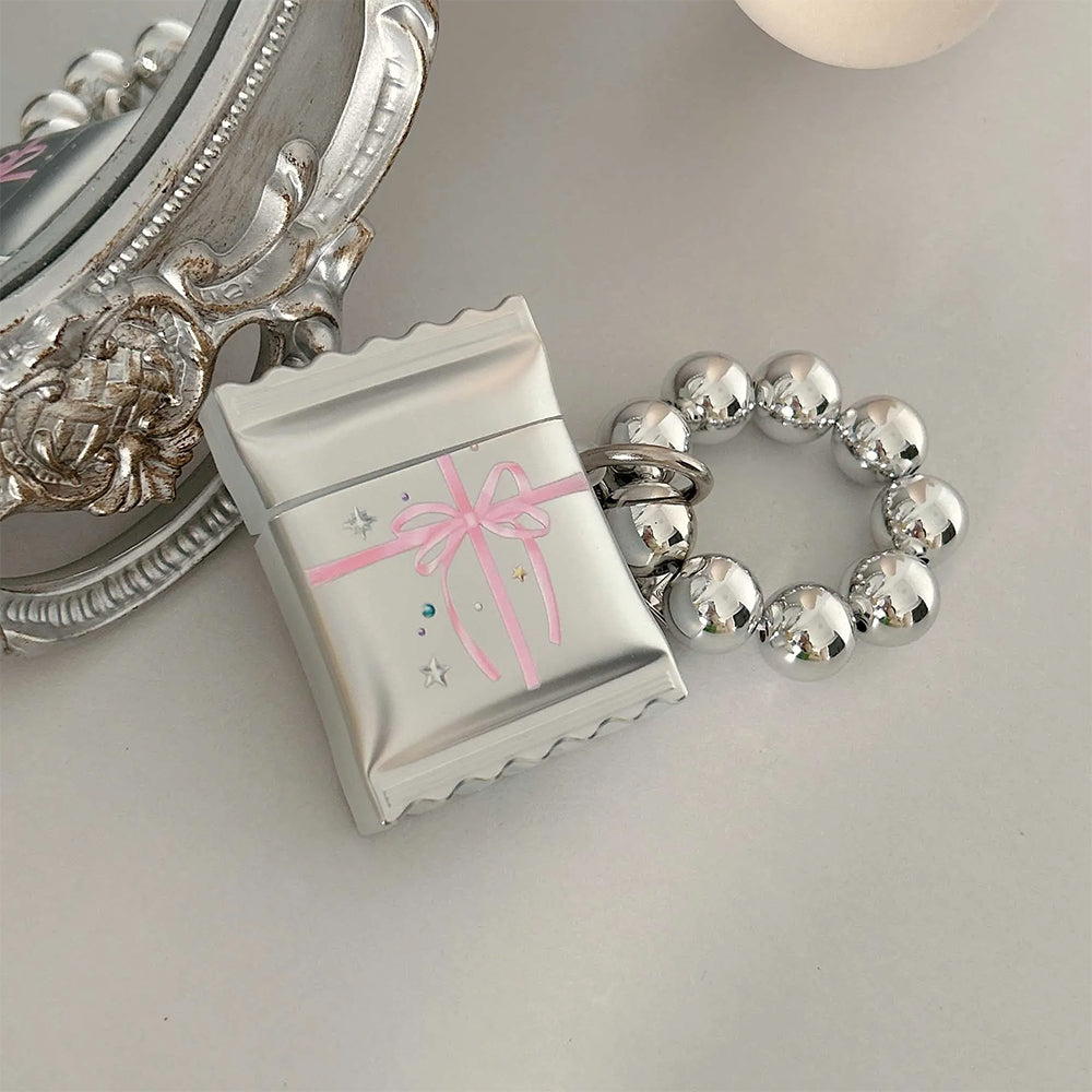 Rhinestone DIY Bow AirPods Case