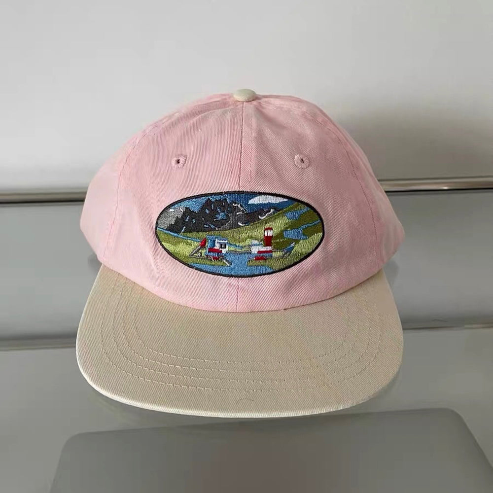 River Lighthouse Embroidery Cap