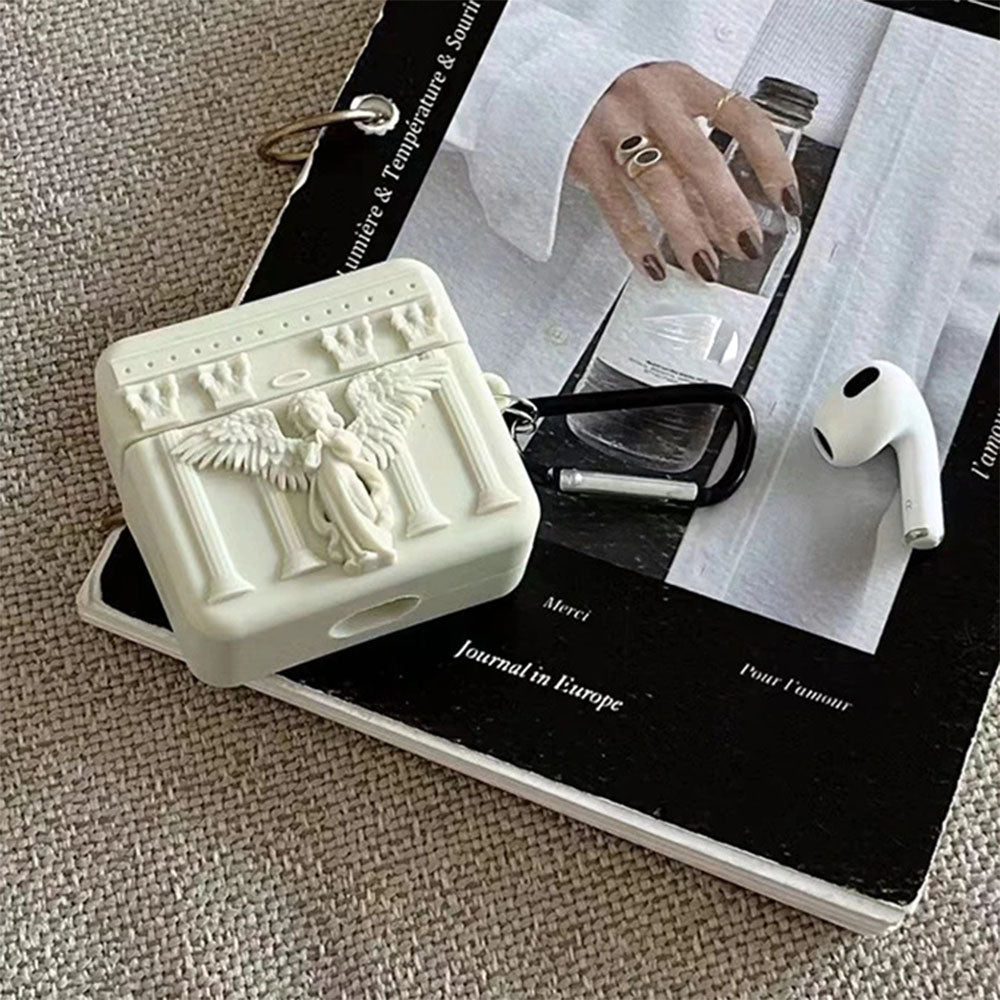 Silicone 3D Angel AirPods Case