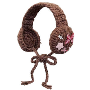Star Girl Crochet Earmuffs