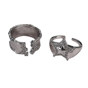 Stargirl Aesthetic Ring Set