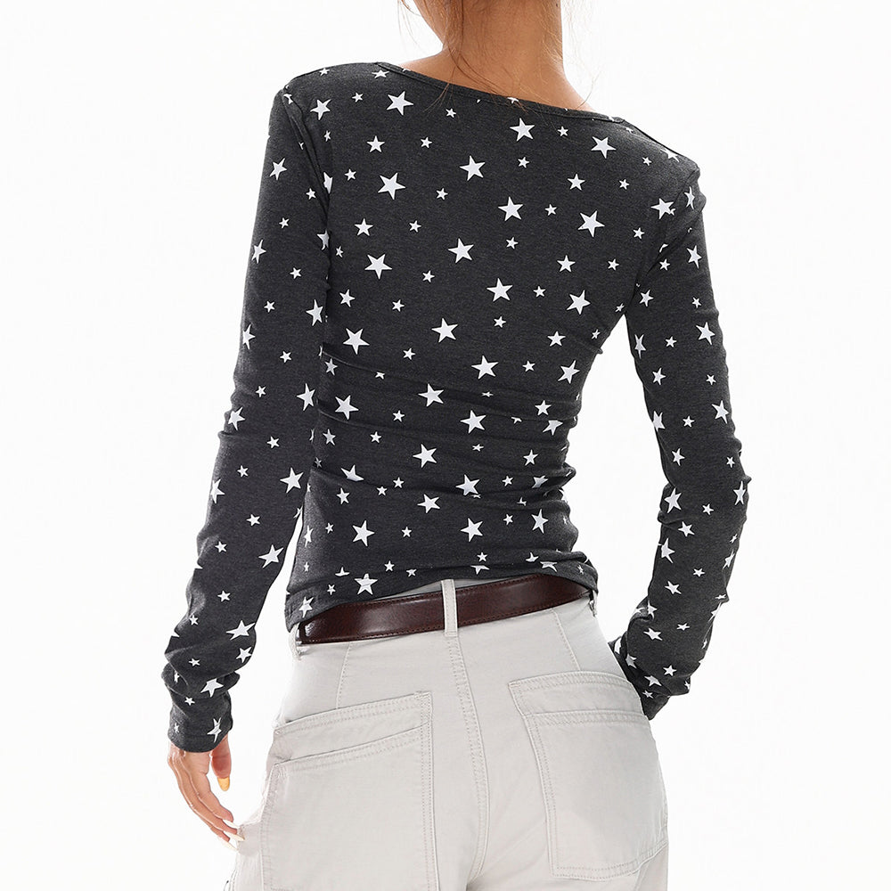 Star Girl Long Sleeve Top