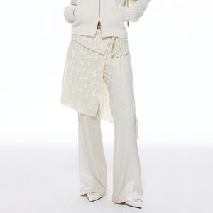 Star Girl Overlay Wrap Skirt Belt