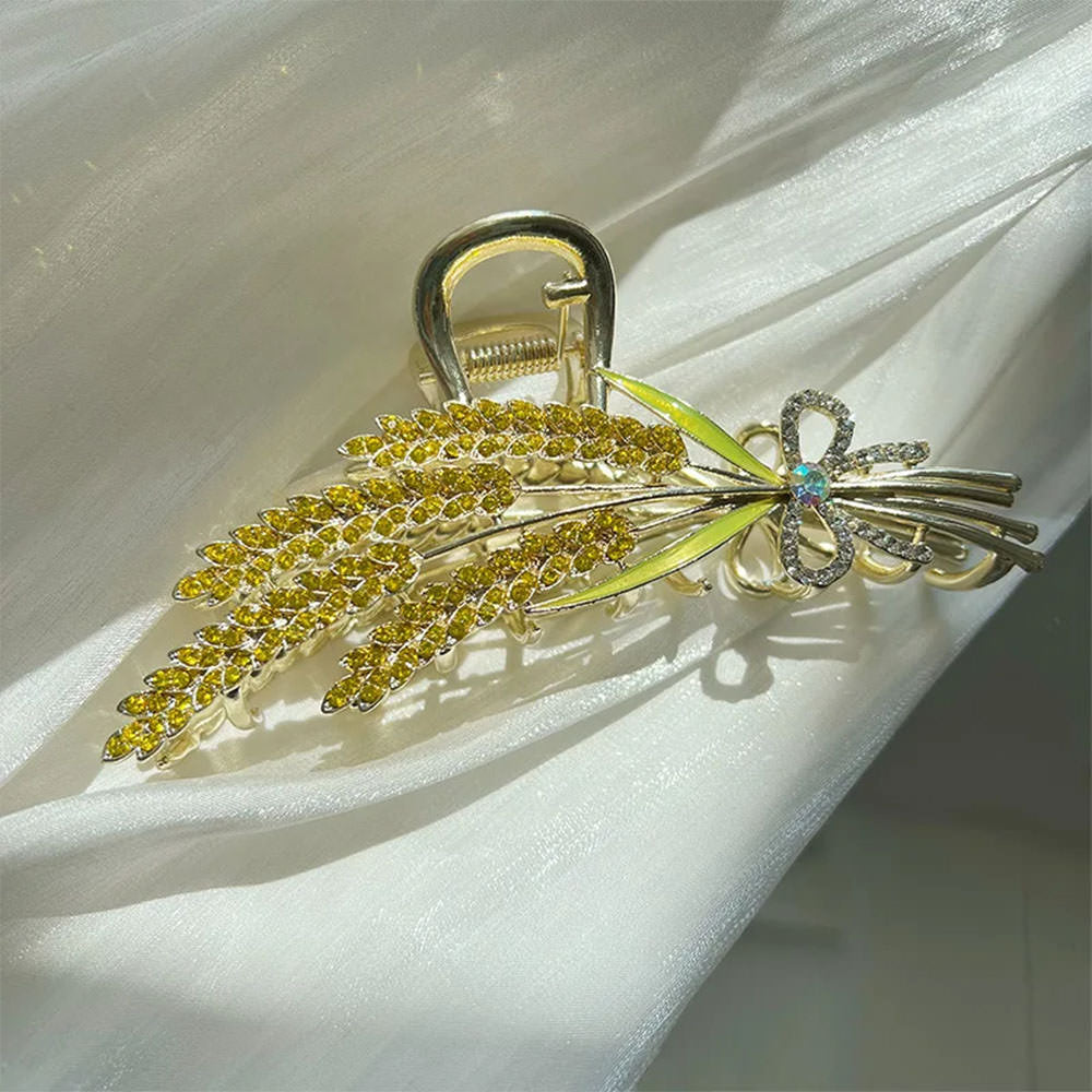 Wheat Flower Hair Claw
