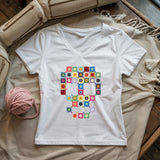 Granny Skull Lady V-neck