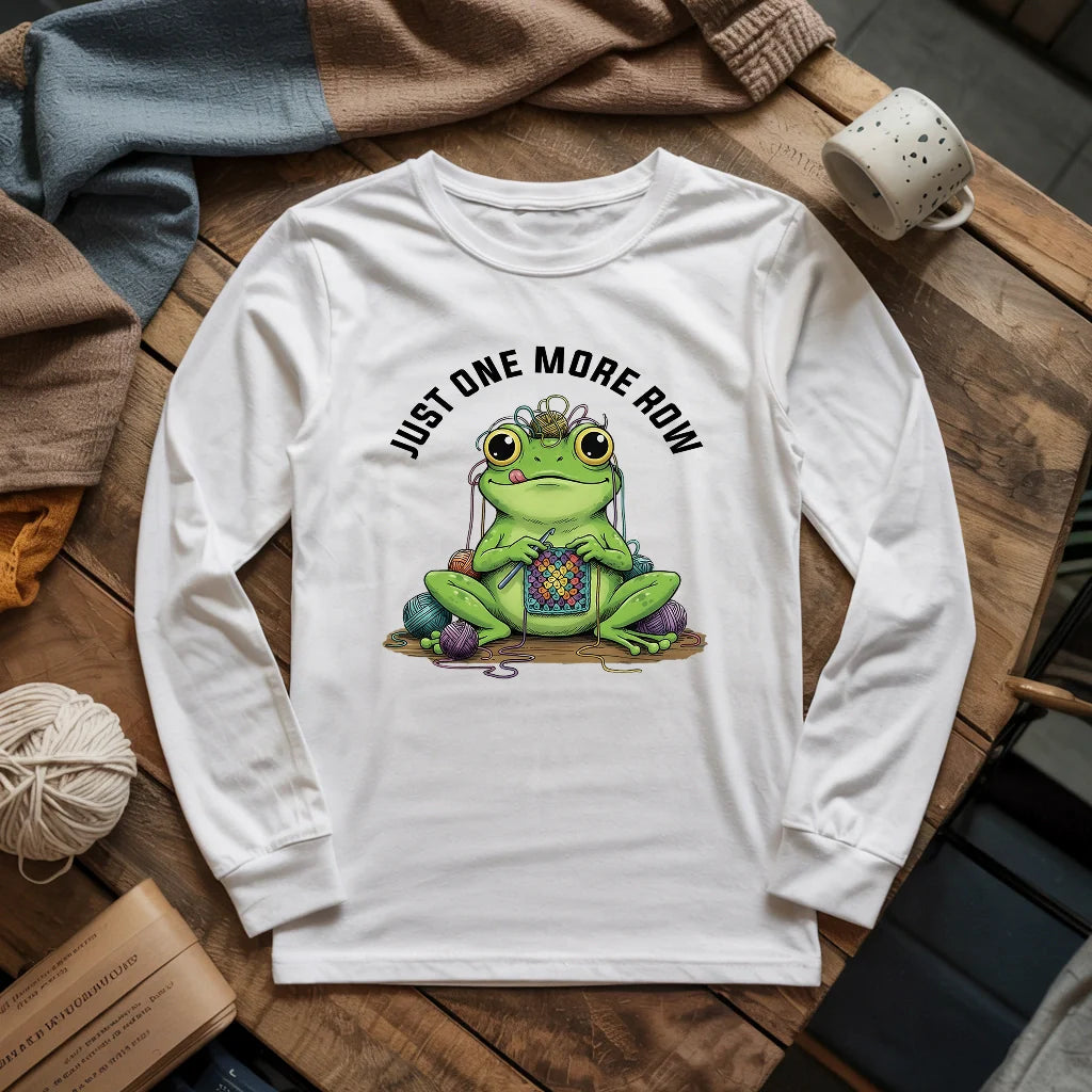 One More Row Frogging Long Sleeve T-shirt