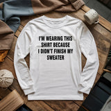 Wearing This Long Sleeve T-shirt