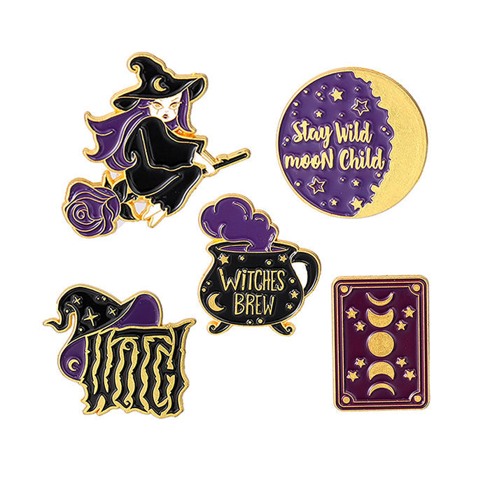 Witch Vibes Brooch Pins