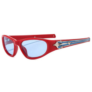 Y2K Cyber Star Sunglasses